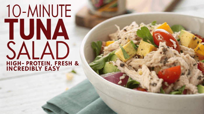 10-Minute Tuna Salad – High-Protein, Fresh & Incredibly Easy