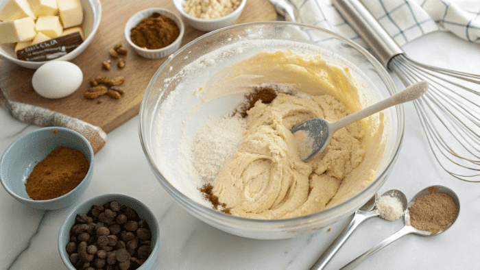 Final tuna salad served in a bowl with fresh ingredients