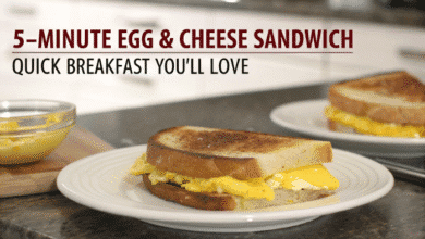 5-Minute Egg & Cheese Sandwich – Quick Breakfast You’ll Love