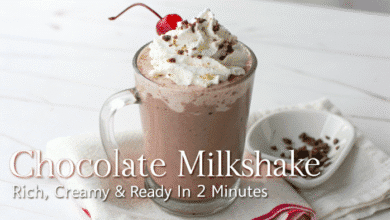 Chocolate Milkshake – Rich, Creamy & Ready in 2 Minutes