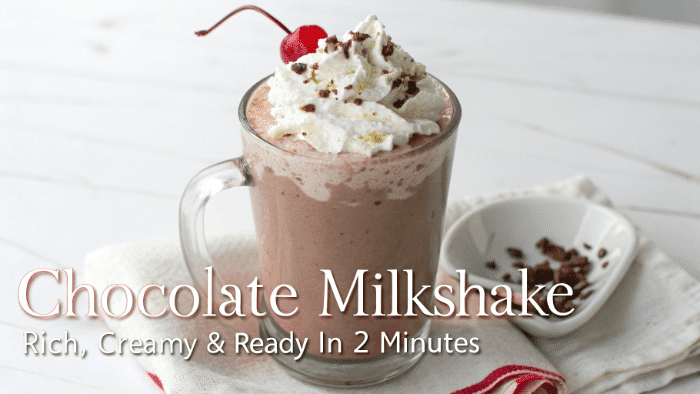 Chocolate Milkshake – Rich, Creamy & Ready in 2 Minutes