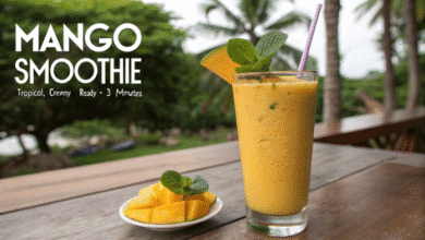 Mango Smoothie – Tropical, Creamy & Ready in 3 Minutes