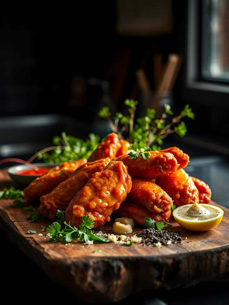 Cooking steps for Air Fryer Buffalo Wings