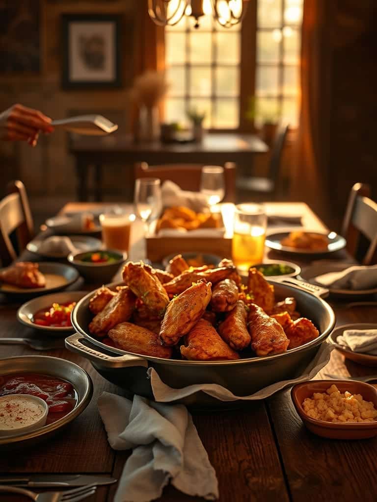 Serving and storage tips for Air fryer chicken wings