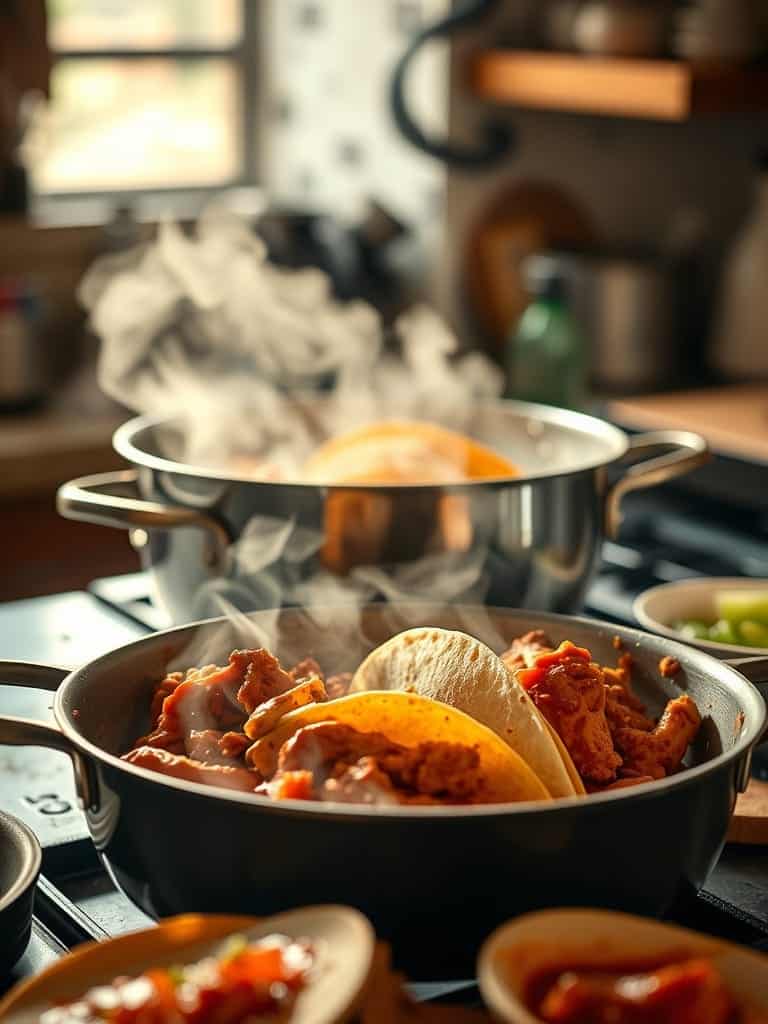 Ingredients for Buffalo Chicken Tacos