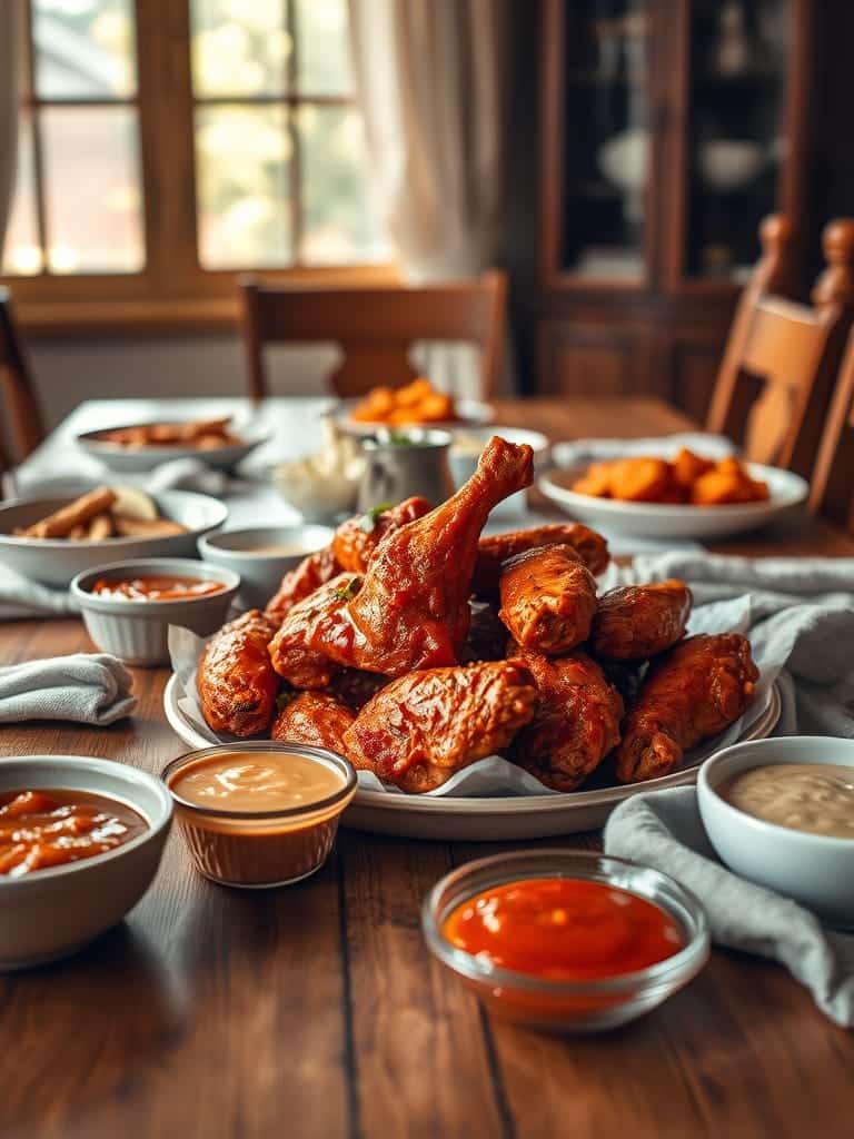 Serving and storage tips for Buffalo chicken wings