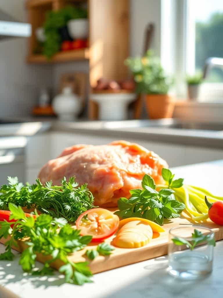 Cooking steps for Chicken cacciatore