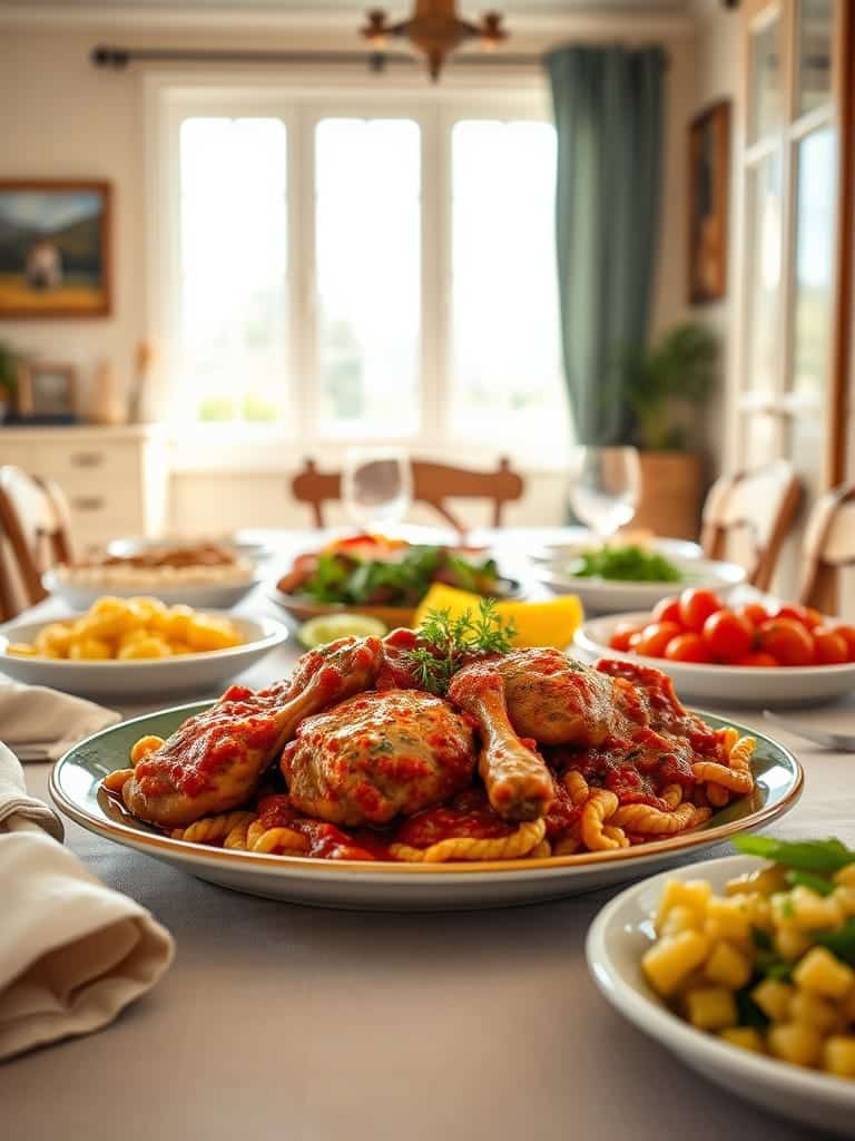 Serving and storage tips for Chicken cacciatore