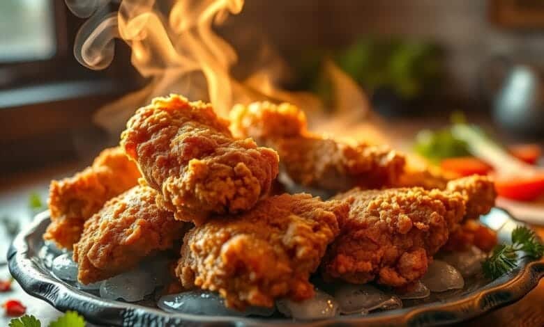 Crispy Chicken Frying