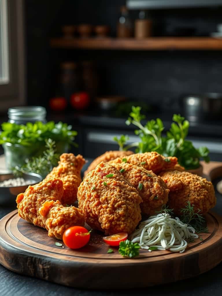 Cooking steps for Crispy Fried Chicken