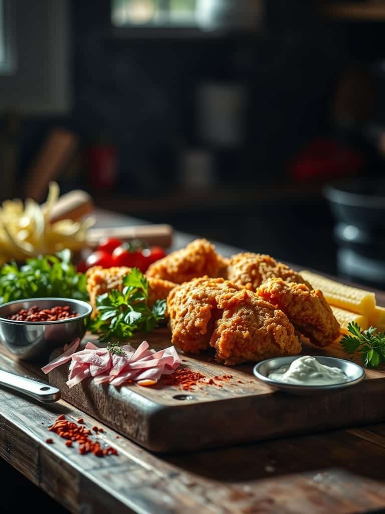 Cooking steps for Crispy Fried Chicken