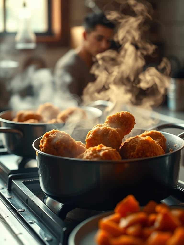 Ingredients for Crispy Fried Chicken