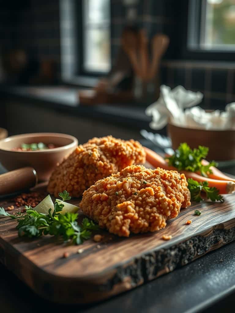 Cooking steps for Crispy Fried Chicken