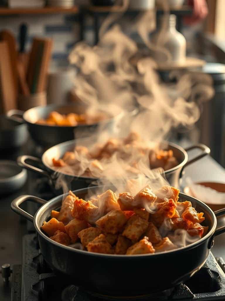 Ingredients for Deep-fried in sequential batches