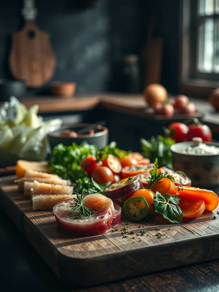 Cooking steps for Dinner party appetizer portions