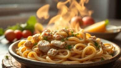 Easy Creamy Chicken Pasta