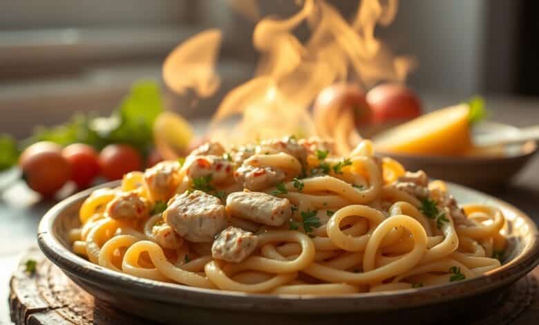 Easy Creamy Chicken Pasta
