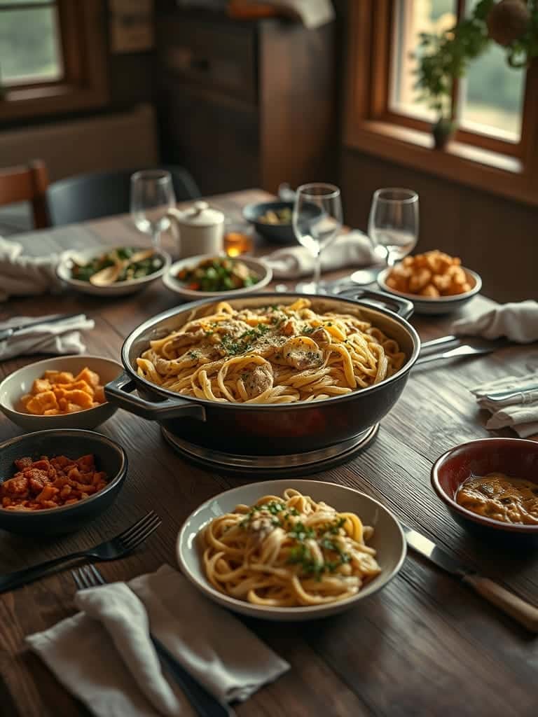 Serving and storage tips for Easy Creamy Chicken Pasta