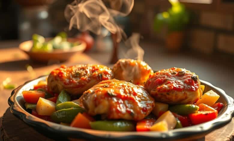 Easy One-Pan Chicken and Veggies