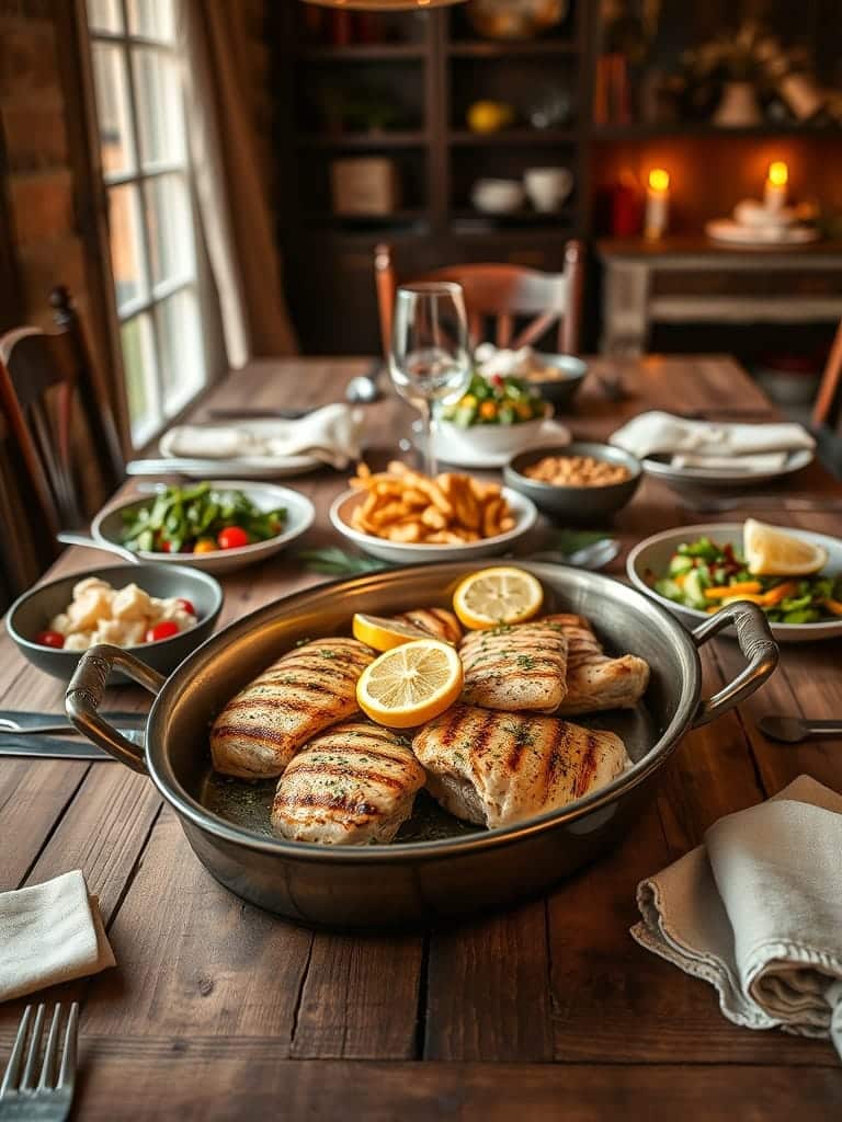 Serving and storage tips for Grilled lemon herb chicken breast