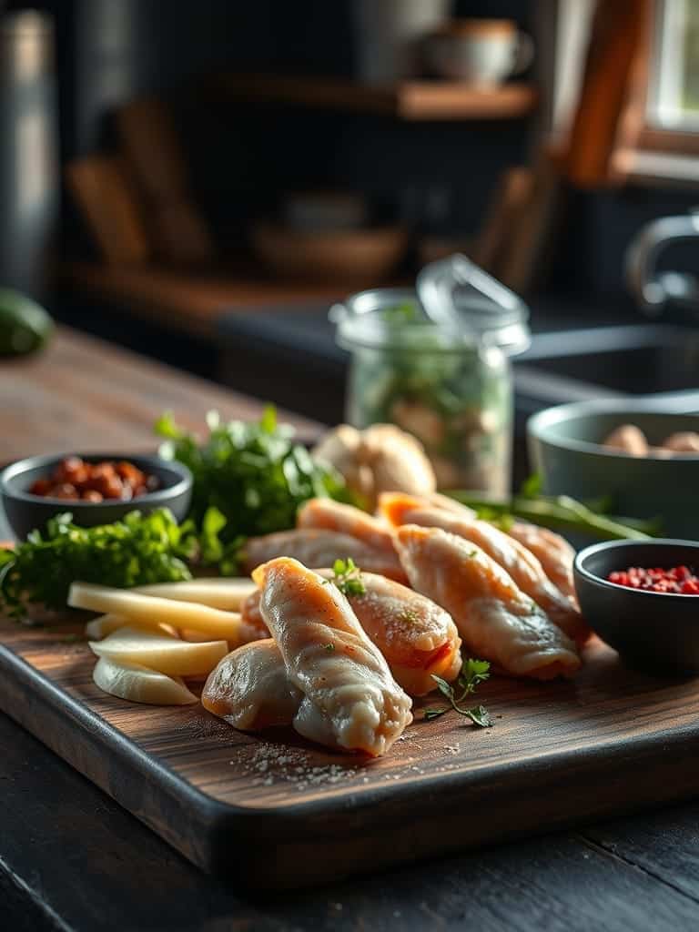 Cooking steps for Healthy chicken wing bites