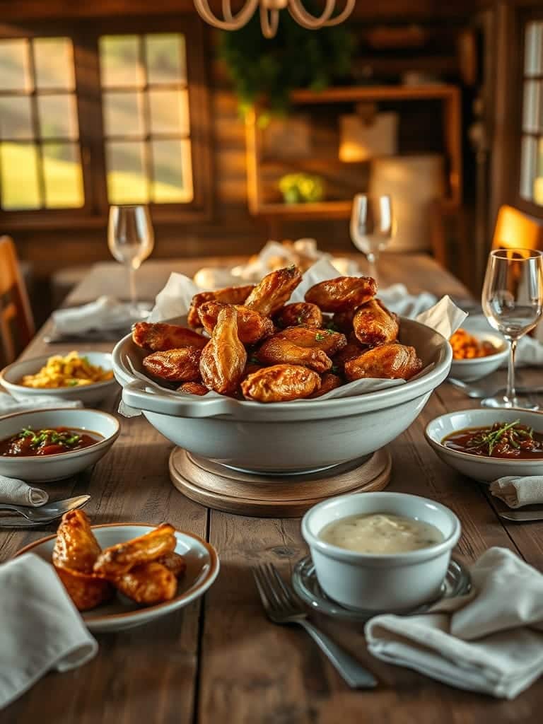 Serving and storage tips for Healthy chicken wing bites