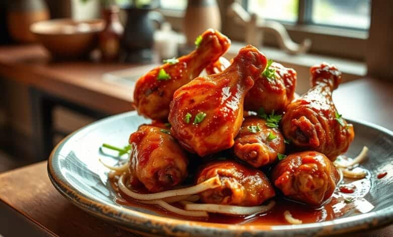 Healthy chicken wings