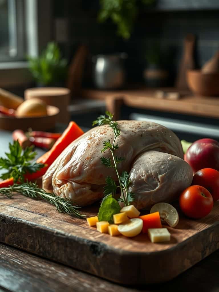 Cooking steps for Healthy Roasted Chicken and Vegetables