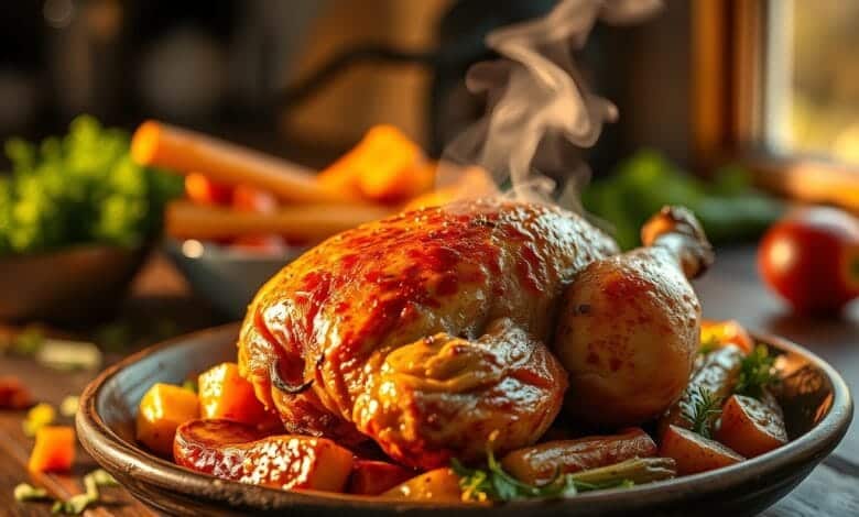 Healthy Roasted Chicken and Vegetables