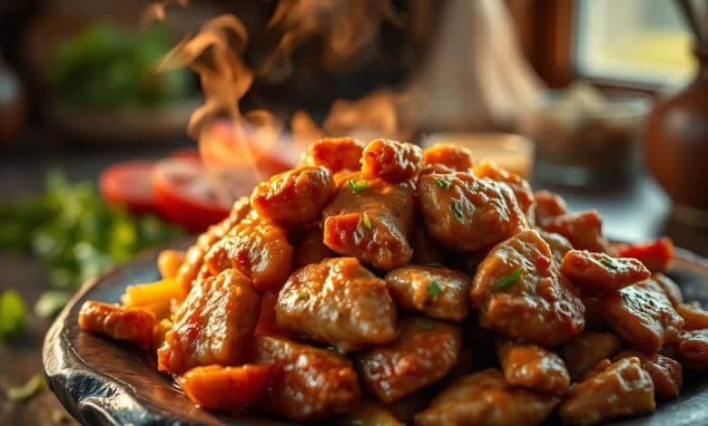 High protein chicken stir fry