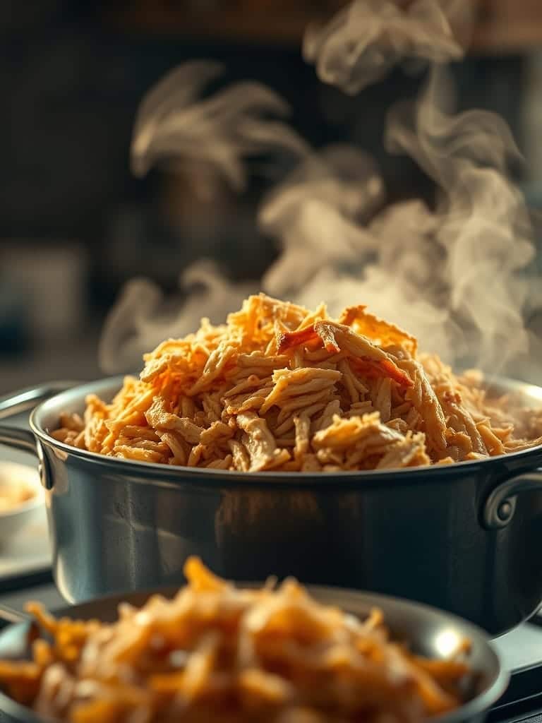 Ingredients for High Protein Shredded Chicken