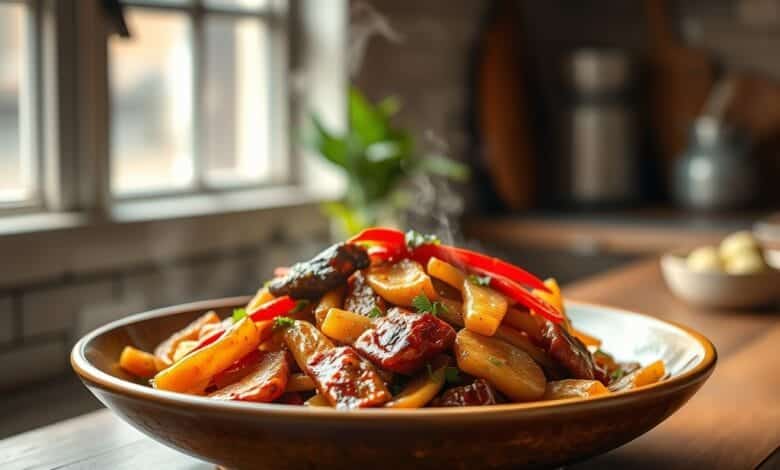 High protein stir-fry