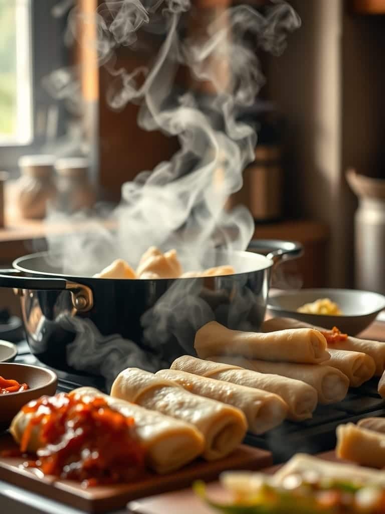 Ingredients for Homemade Spring Roll Recipe