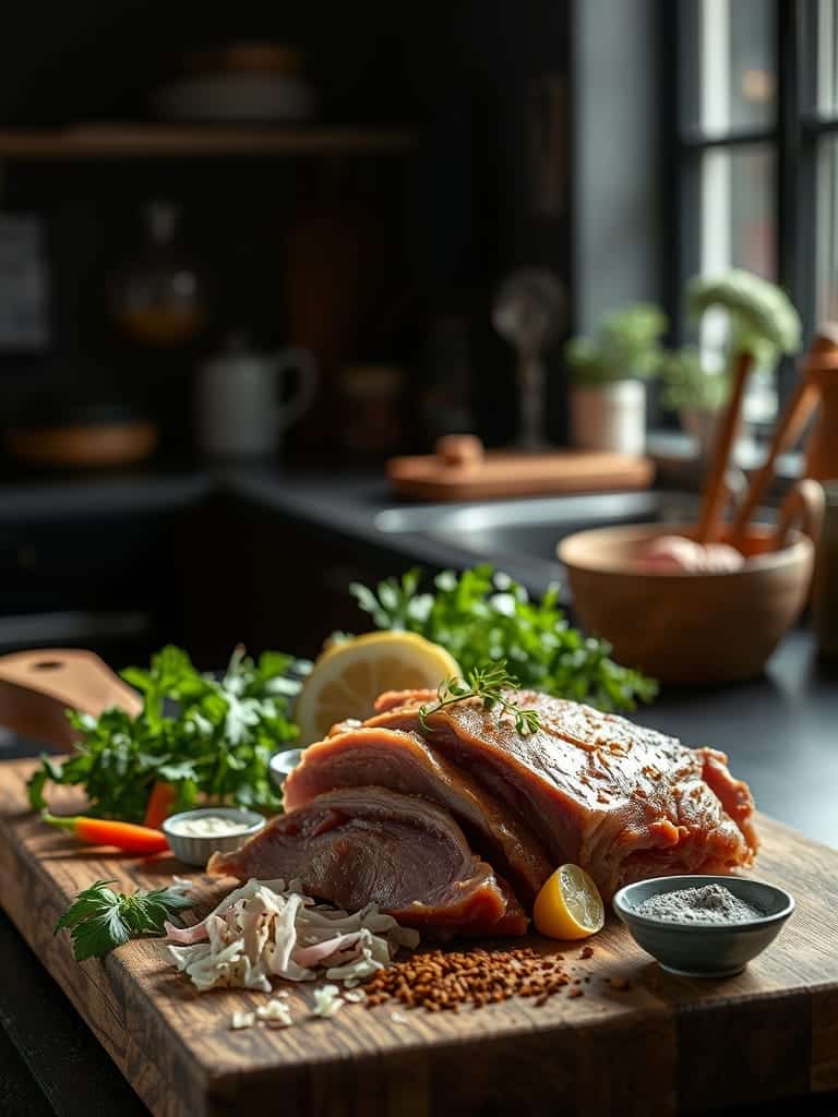 Cooking steps for Keto Pulled Pork