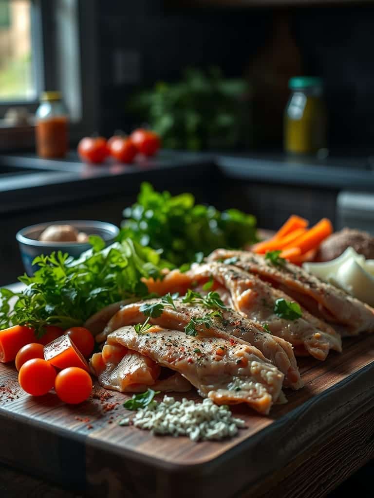 Cooking steps for Low Carb Buffalo Chicken Salad