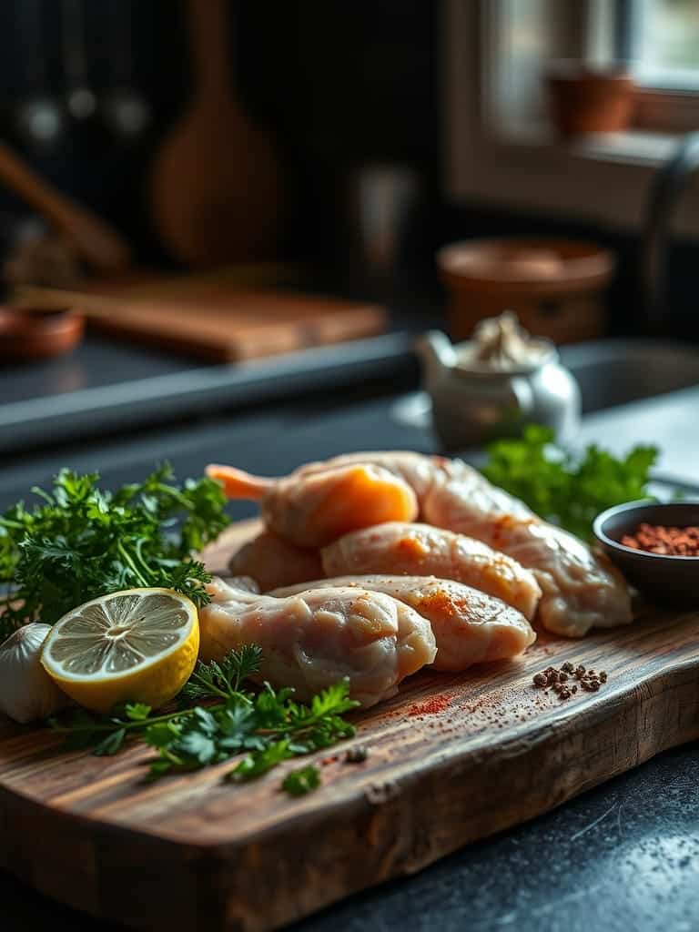 Cooking steps for Pan Fried Garlic Chicken