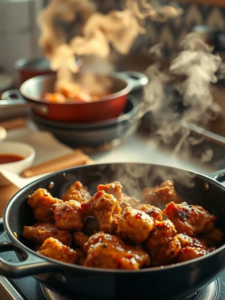 Ingredients for Pan Fried Garlic Chicken