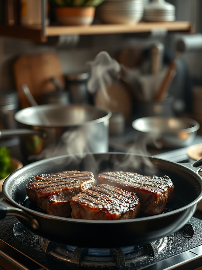 Ingredients for Pan Seared Steak