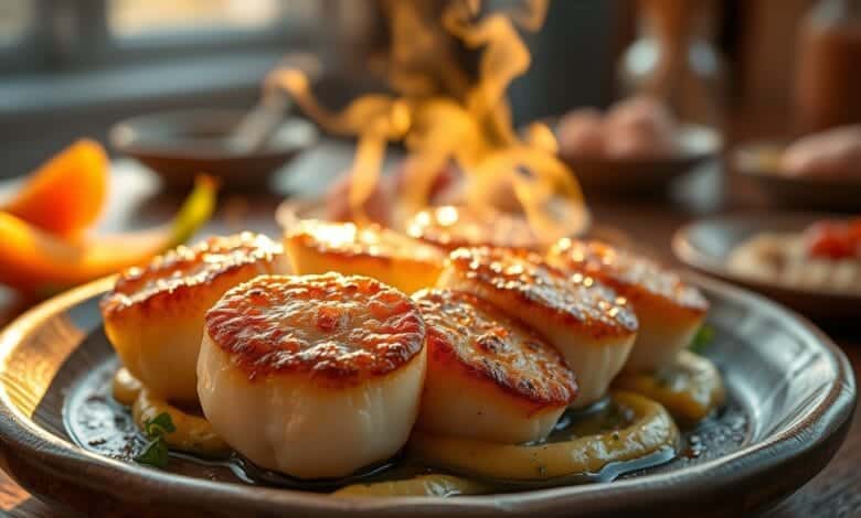 Perfectly Seared Scallops