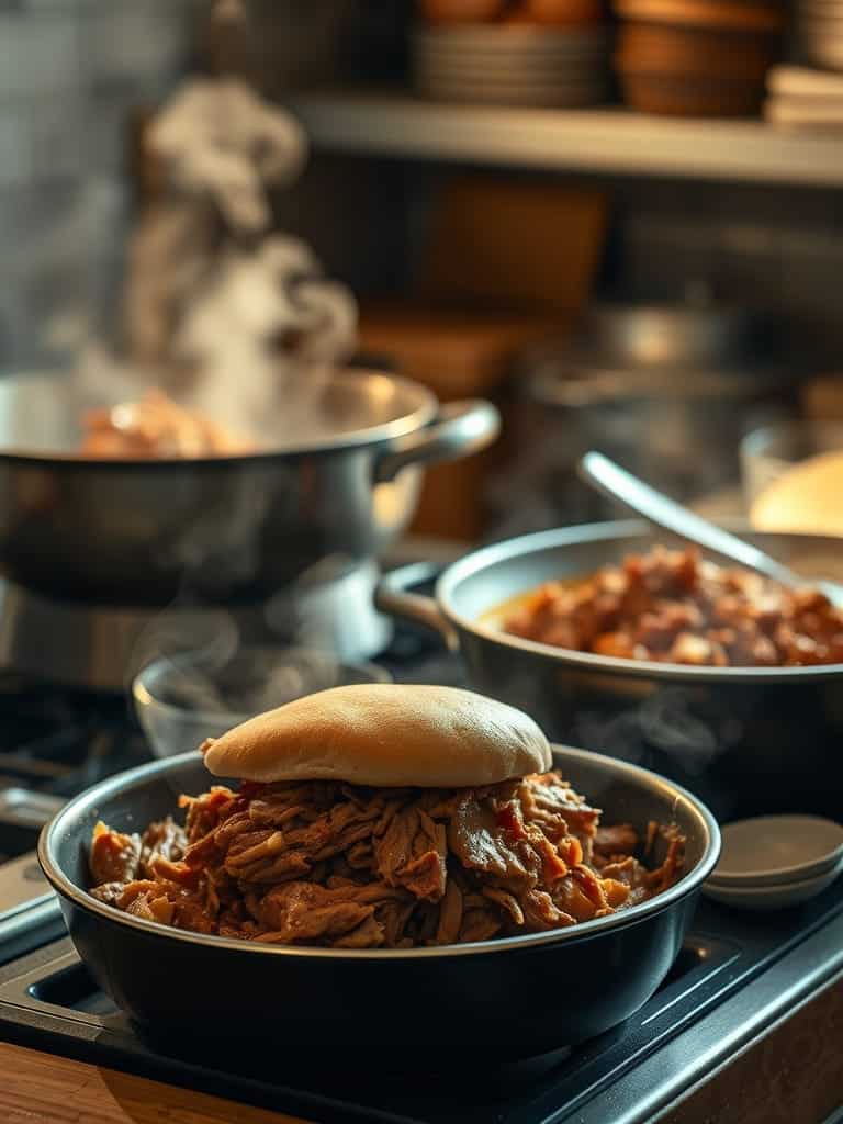 Ingredients for Pulled Pork Sandwiches