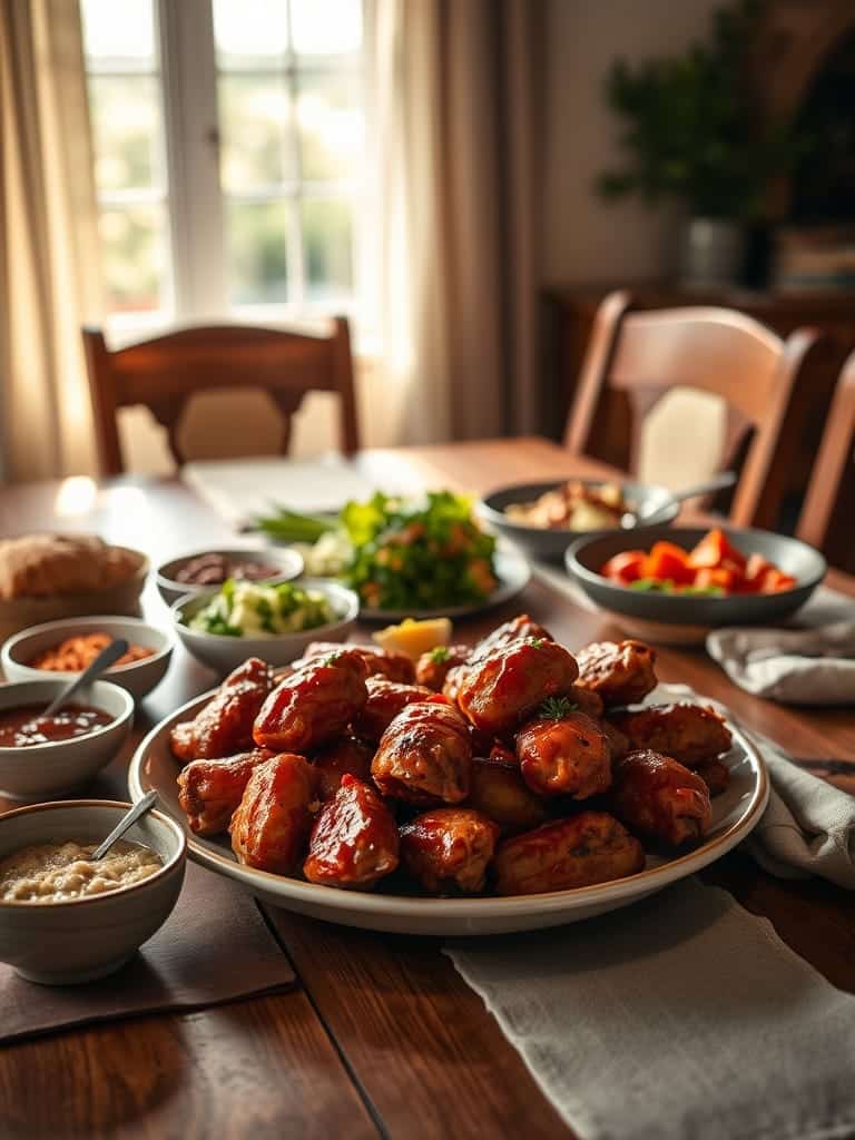 Serving and storage tips for Quick chicken wings recipe