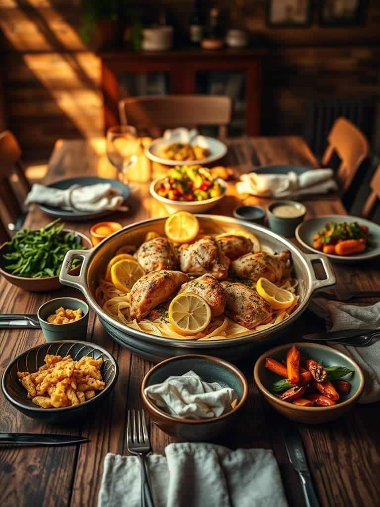 Serving and storage tips for Sheet pan lemon chicken for dinner