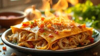 Shredded Chicken Enchiladas