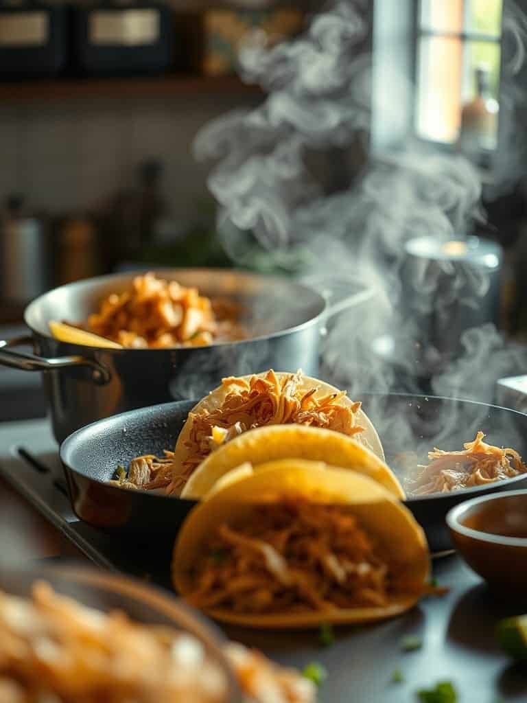 Ingredients for Shredded Chicken Tacos
