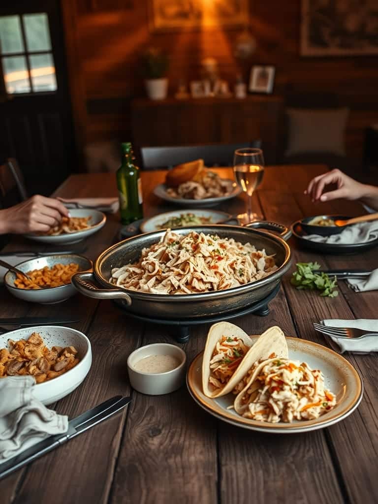 Serving and storage tips for Shredded Chicken Tacos