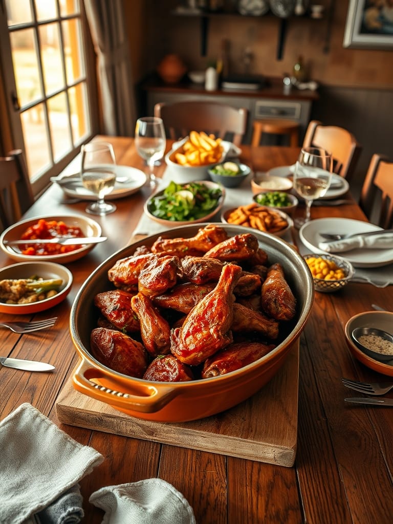 Serving and storage tips for Smoky paprika chicken wings