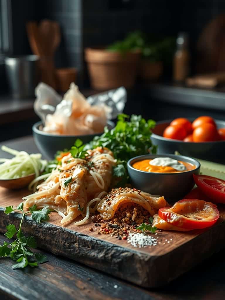 Cooking steps for Spicy Buffalo Chicken Dip
