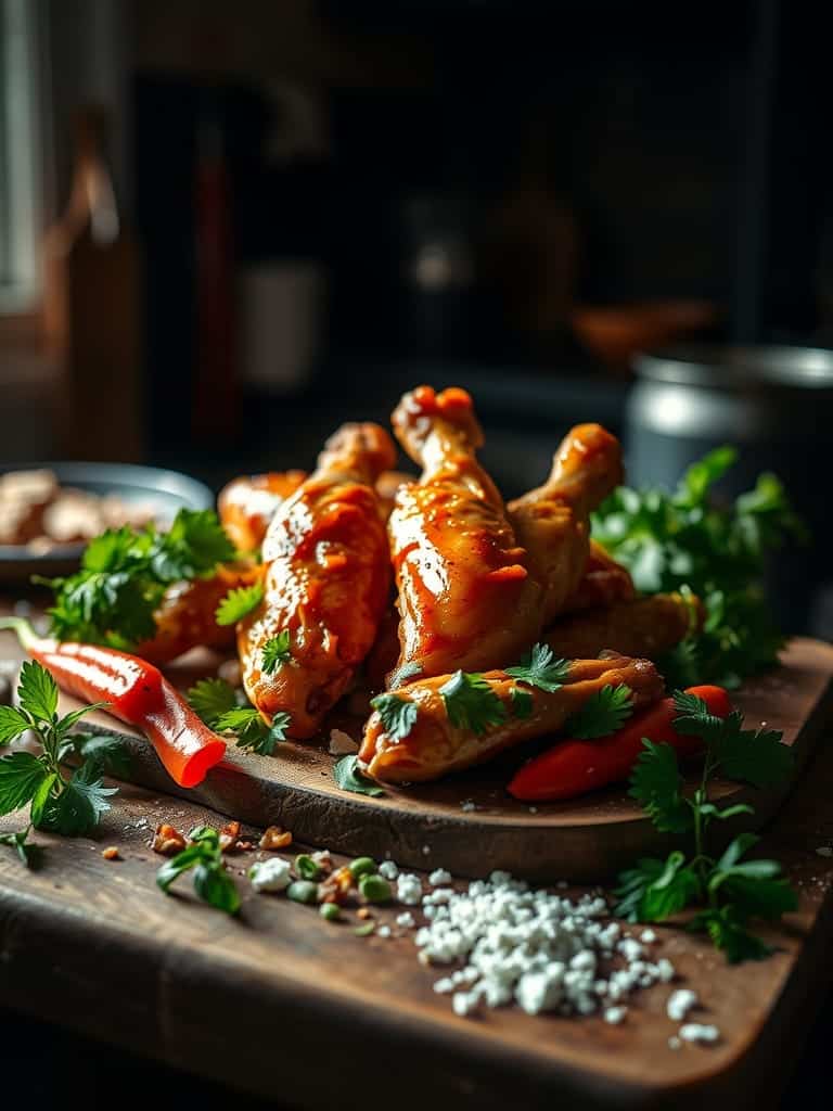 Cooking steps for Spicy chicken wing recipe