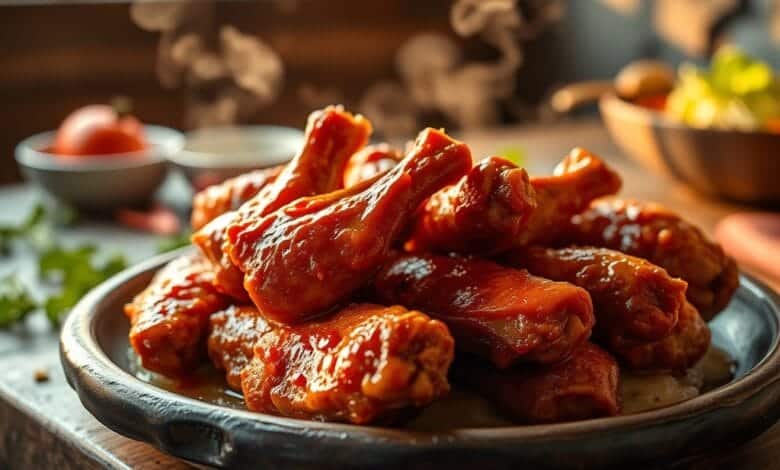 Spicy chicken wing recipe