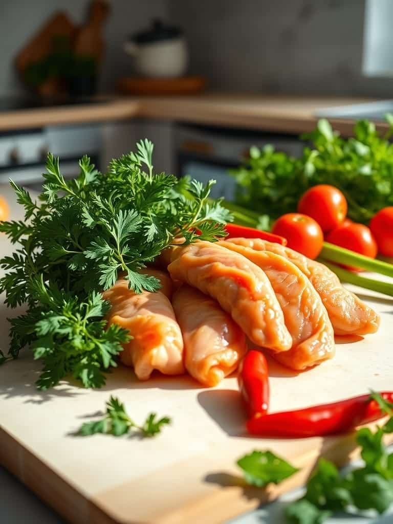 Cooking steps for Spicy chicken wings